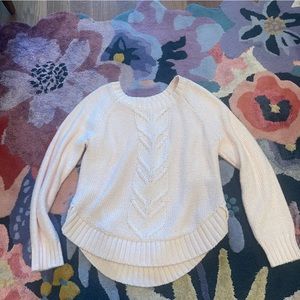 NWOT Aerie Light pink chunky knit sweater